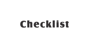 Checklist2